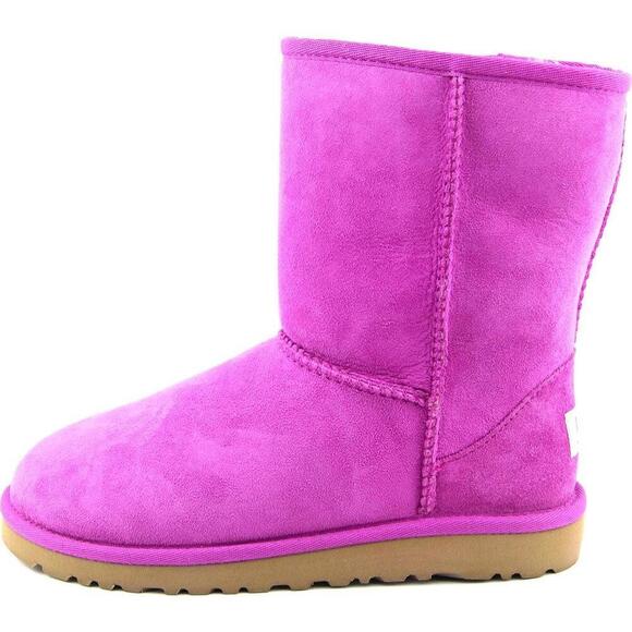UGG Big Kids Classic Boots Pink Size 5K - Picture 5 of 7